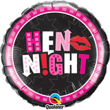 18" Round Hen Night Party Foil Balloon