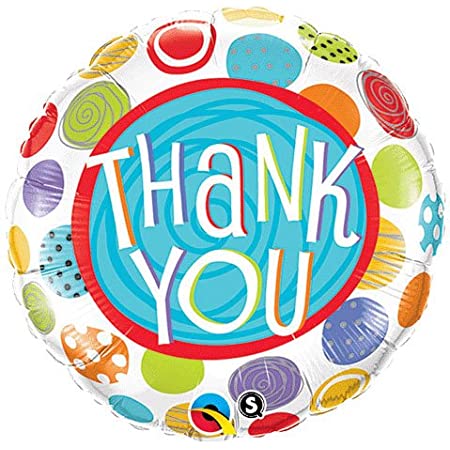18" Thank You Spots Foil Balloon
