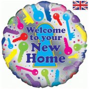 18" Welcome To Your New Home Foil Balloon