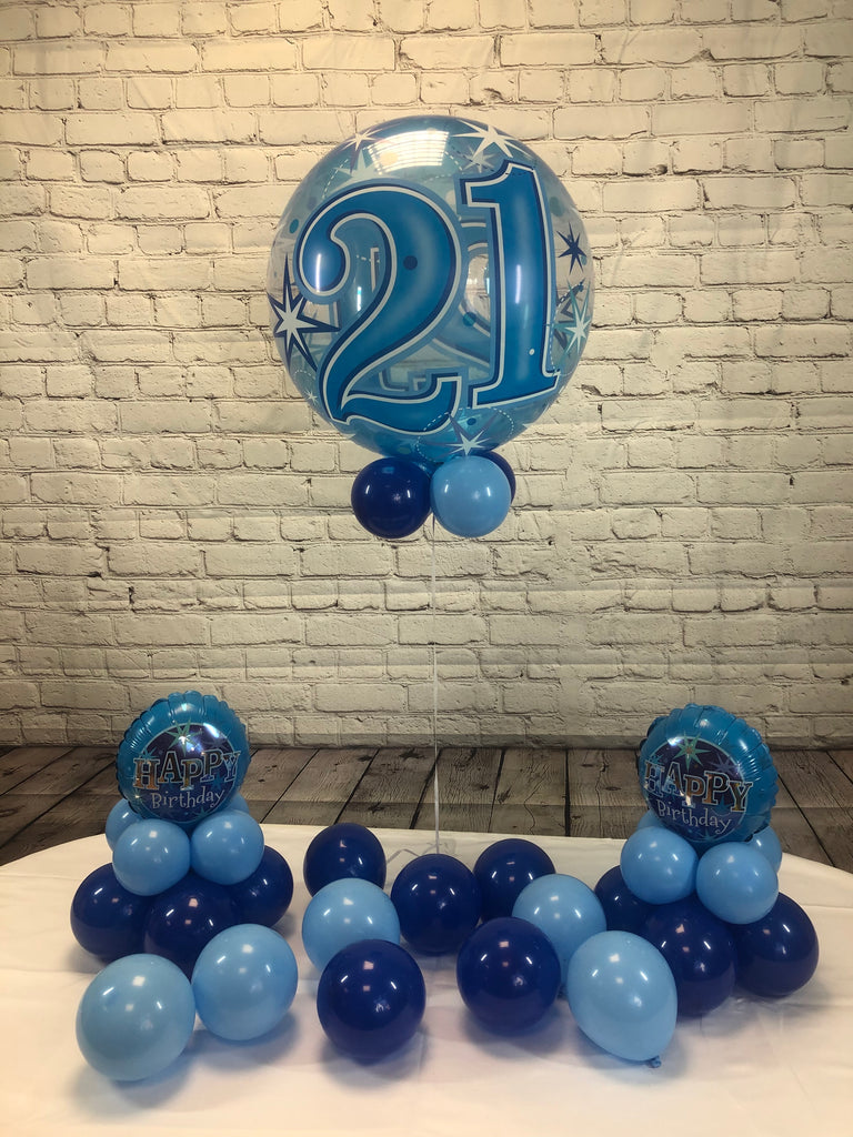 Blue Happy Birthday Package - Milestone Ages 18 - 60