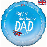 18" Happy Birthday Dad Foil Balloon By Oaktree
