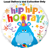 18" Hip Hip Hooray Foil Balloon