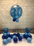 Blue Happy 30th Birthday Package