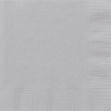 Silver 2ply Luncheon Napkins