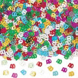 40th  Multi Colour Metalic Confetti (14g)