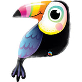 41" Colourful Toucan Supershape Foil Balloon
