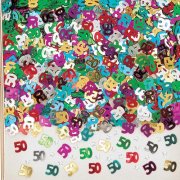 50th Multi Colour Metallic Confetti (14g)