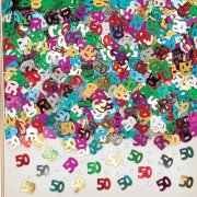 50th Multi Colour Metallic Confetti (14g)
