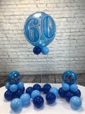 Blue Happy 60th Birthday Package
