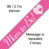 Mum To Be Banner
