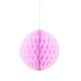 8" Pretty Pink Honeycomb Tissue Paper Ball