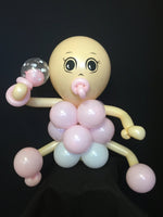 Baby Figure Balloon Pink