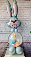 Big Easter Bunny Balloon with Easter Egg