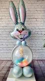 Big Easter Bunny Balloon with Easter Egg