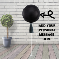 Black Orbz Balloon