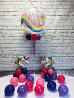 Bright Unicorn Package - WoW Balloons Direct
