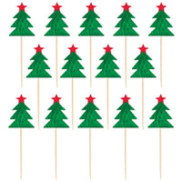 Christmas Tree Honeycomb Picks (Pack of 12)