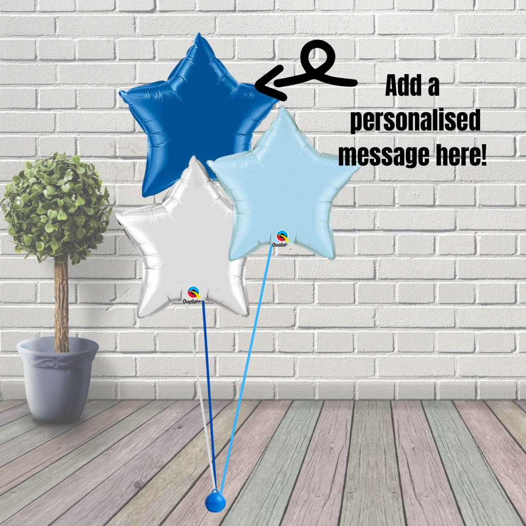 Father’s Day Star Balloon Cluster