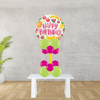 Fruit Birthday Foil Balloon Display