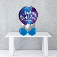 Galaxy Birthday Balloon Centrepiece