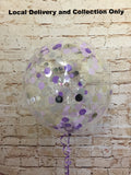 24" Clear Bubble with Confetti
