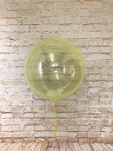 18" Crystal Clearz Balloon - Yellow