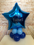 Father's Day Themed Foil Balloon Centrepiece