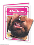 Madam Birthday Card With Wearable Face Mat