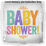 18" Baby Shower Block Letters Foil Balloon
