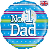 Number 1 Dad Foil Balloon