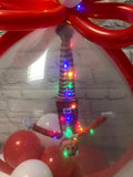 Light Up Elf Arrival Christmas Balloon (Supply Your Own Elf)