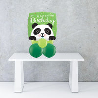 Panda Birthday Foil Balloon Centrepiece