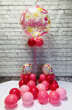 Pink Happy Birthday Package - WoW Balloons Direct