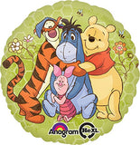 18" Winnie The Pooh & Friends Foil Balloon