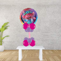 Poppy Troll Foil Balloon Display