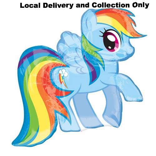 28" My Little Pony Rainbow Dash Supershape Foil Balloon