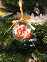 Christmas Bauble - With Lindor Chocolates Inside (Personalised Name Up To 10 Characters)