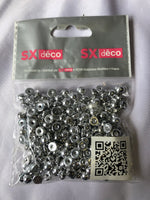 Silver Round Table Gems