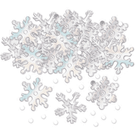 Snowflake Iridescent Metallic Table Confetti