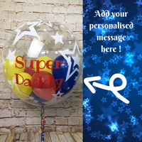 Star Pattern Bubble Balloon