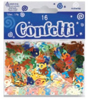 Foil Age 16 Table Confetti Multi Colour