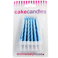 Pearlescent Blue Candle (Pack of 12)