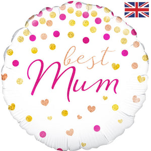18" Best Mum Foil Balloon