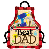 41" Best Dad Supershape Foil Balloon