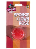 Clown Nose, Red, Sponge