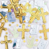 Crosses Metallic Confetti (14g)