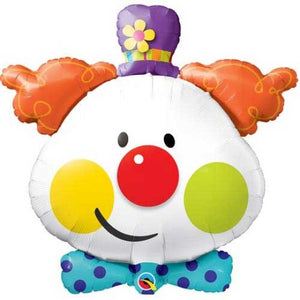 36" Cute Clown Supershape Foil Balloon
