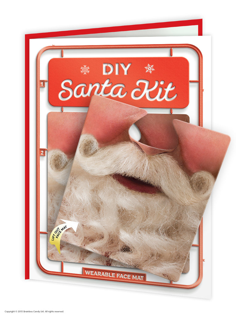 DIY Santa Kit Face Mat Card