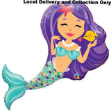 38" Enchanting Mermaid Supershape Foil Balloon