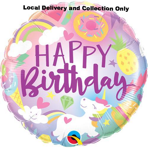 18" Fantastical Fun Birthday Foil Balloon